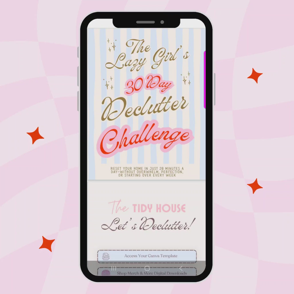 The Lazy Girl 30 Day Declutter Challenge