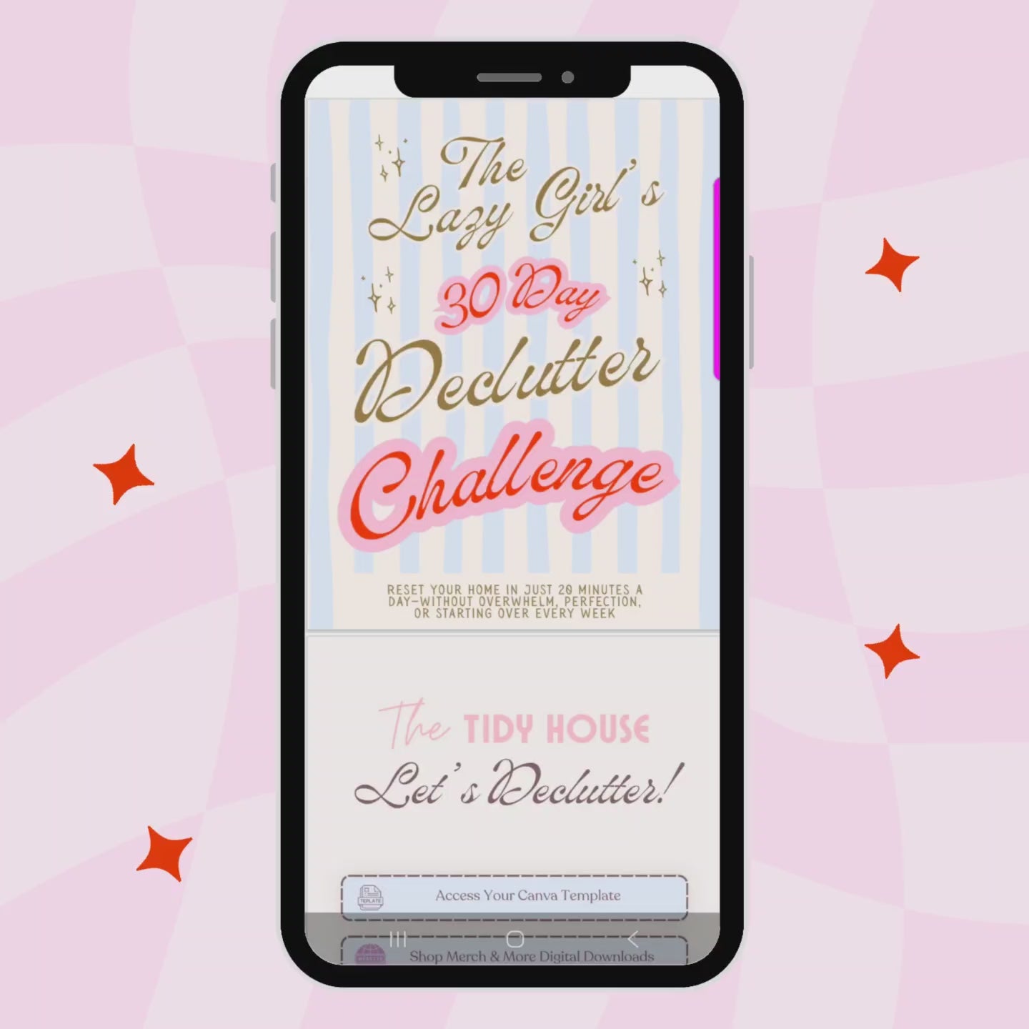 The Lazy Girl 30 Day Declutter Challenge